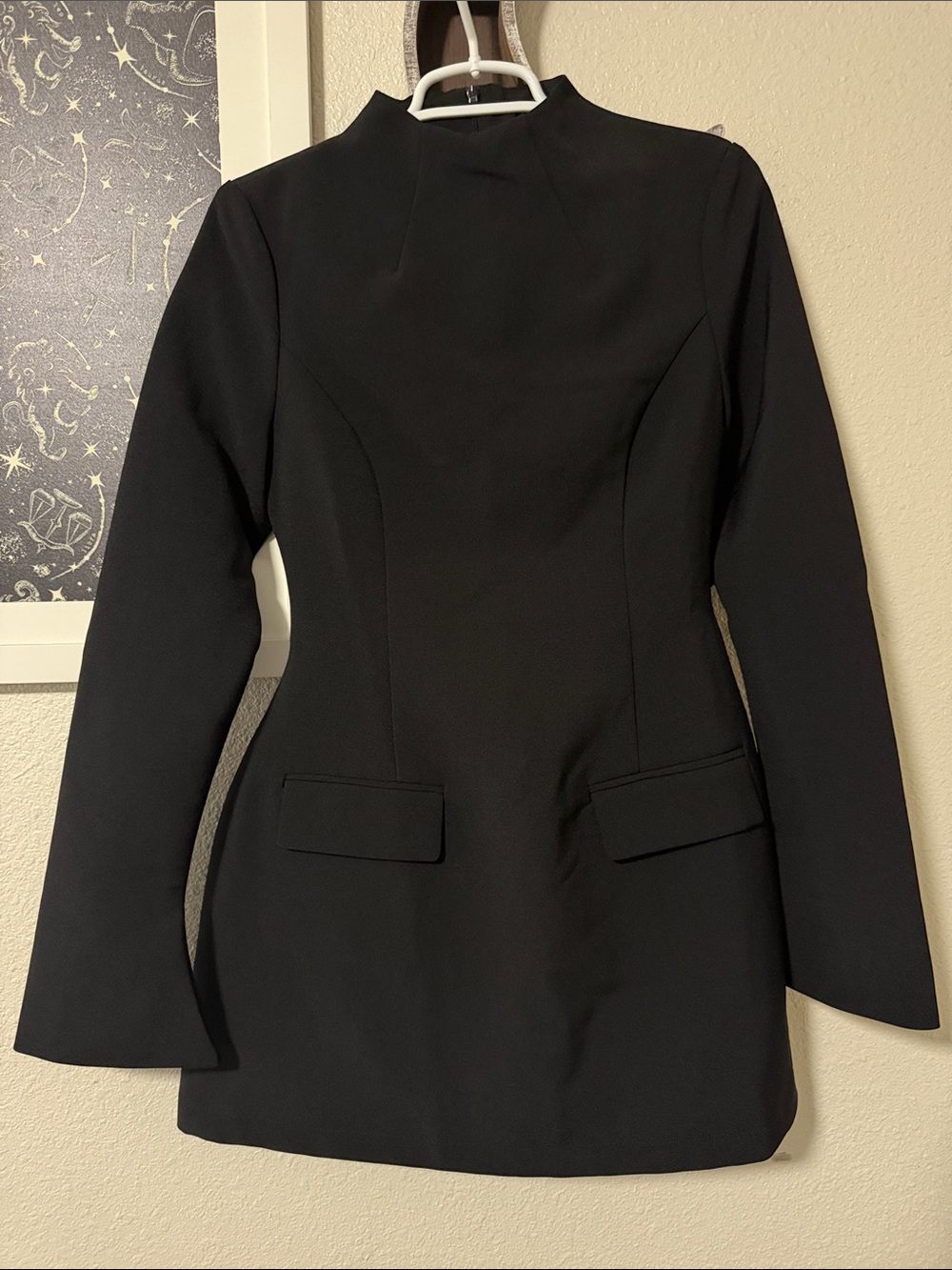 Oddmuse Black Long-Sleeve Dress